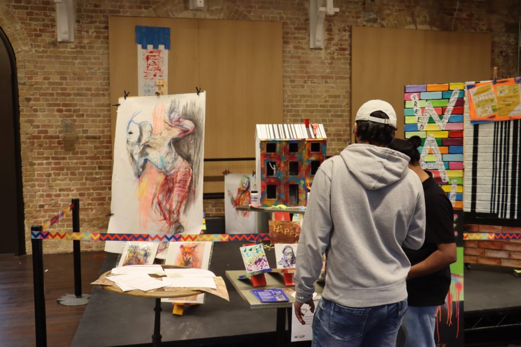 Art exhibition at Woolwich Works